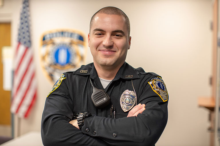 man in officer uniform